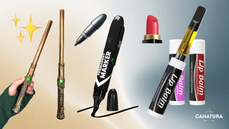 Производи Smyle Labs: Wandjamin, Penjamin Marker, Smyle Labs Lip Balm; логотип Canatura Wholesale у доњем десном углу