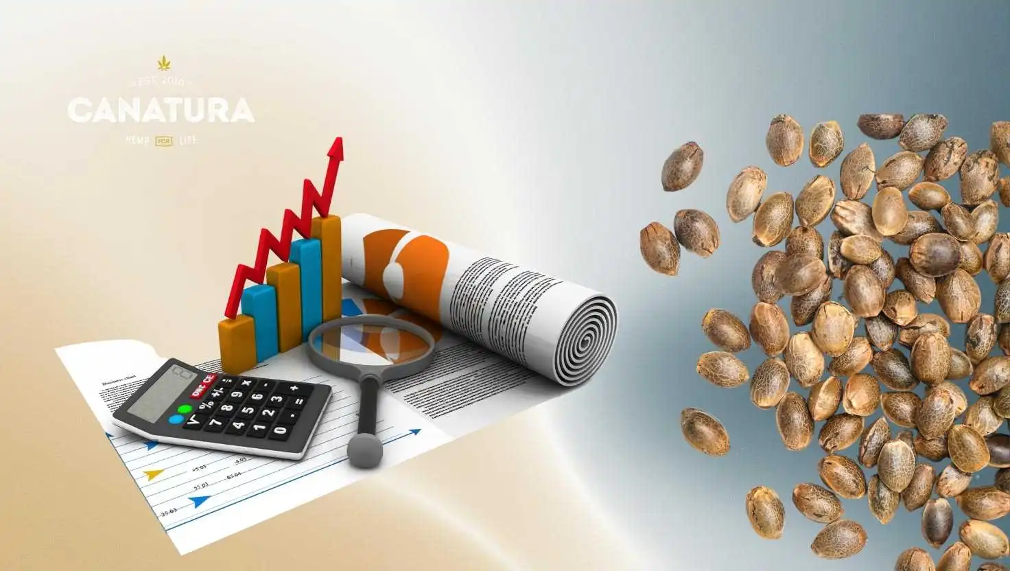 Growth potential of the cannabis seed trade – calculators, business diagrams and documents for profit planning and strategy for e-shops