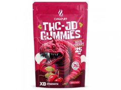 CanaPuff THCJD Gummies Sour Cherry, 5 pcs x 25 mg THCJD, 125 mg