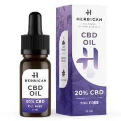 Herbican Olej CBD bez THC, 20%, 10 ml