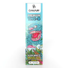 CanaPuff Penna per vaporizzatore usa e getta Kush Mintz, 79% THCB, 1 ml