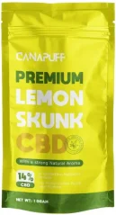 CanaPuff Fiore di canapa CBD Lemon Skunk, CBD 14%, 1 g - 10 g