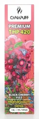 CanaPuff THP420 vienreizējās lietošanas Vape Pen Black Cherry Fizz, THP420 79 %, 1 ml
