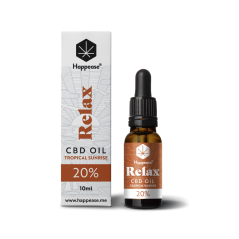 Happease Relax CBD Olej Tropical Sunrise, 20 % CBD, 2000 mg, 10 ml