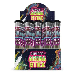 Euphoria T9HC Aromātiskā nūjiņa Grape Kush, 20 gab. displejā