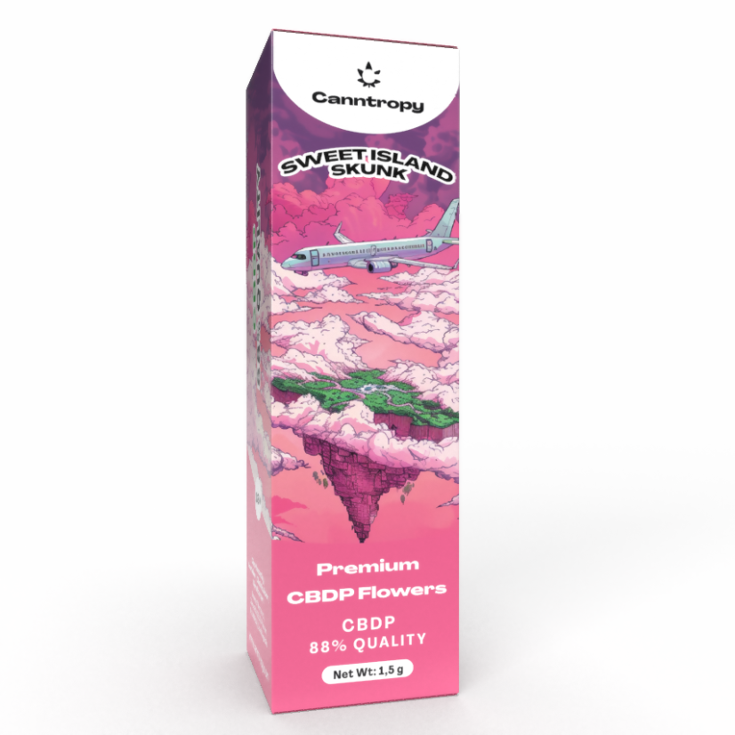 Canntropy CBDP Prerolls Sweet Island Skunk, CBDP 88% kvalitāte, 1,5 g