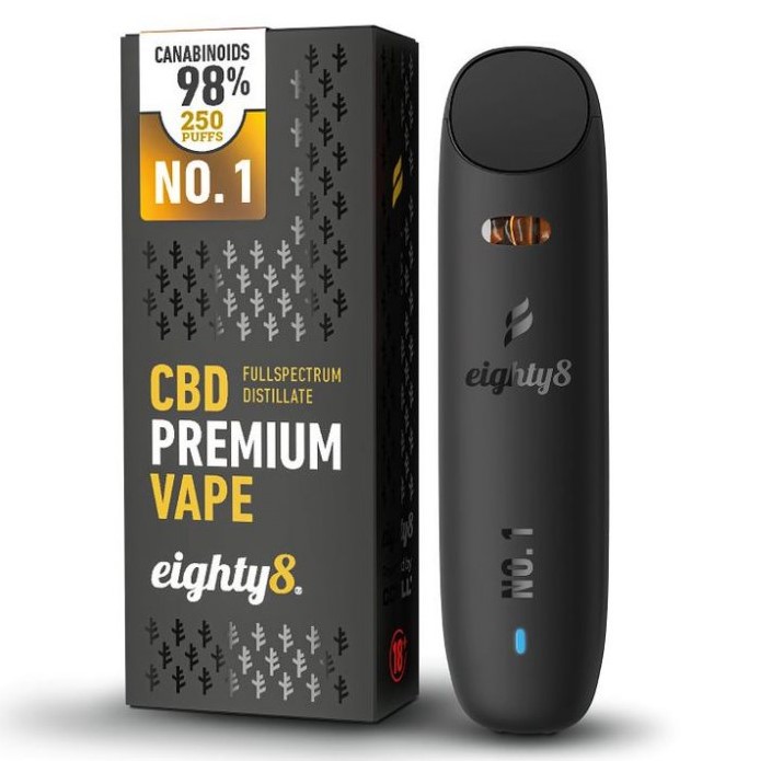 Eighty8 CBD Vape No. 1, 98 % CBD, 2 ml