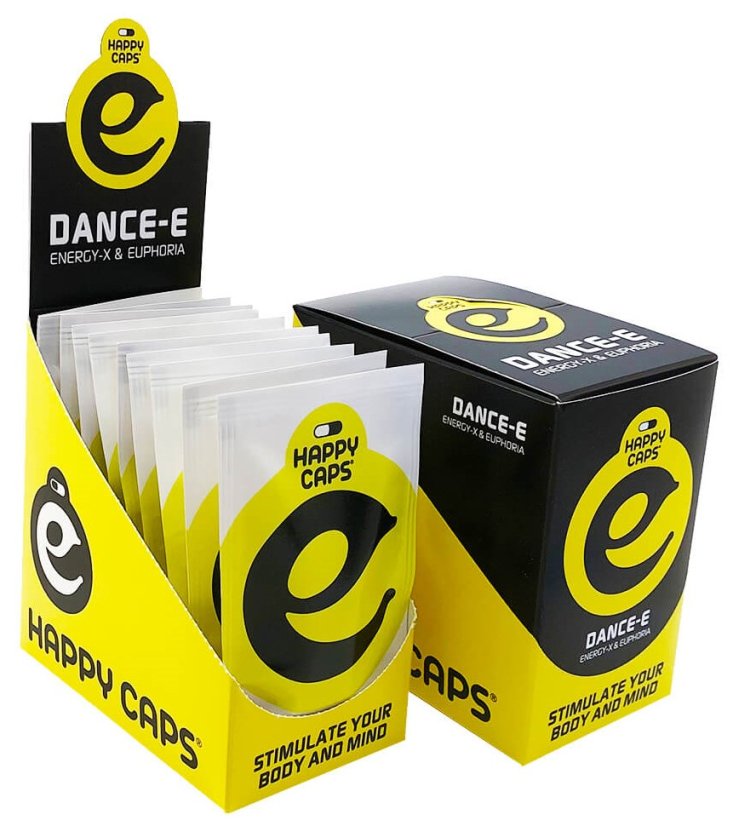 Happy Caps Dance E - капсуле за енергију и еуфорију (дијететски суплемент), кутија од 10 ком
