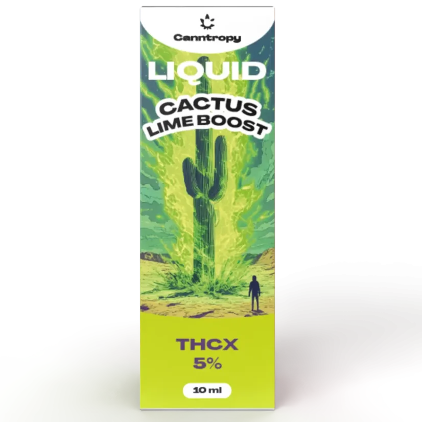 Canntropy THCX Liquid Cactus Lime Boost, THCX 5%, 10 ml