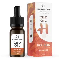 Herbican CBD Oil THC Free, 10%, 10 ml
