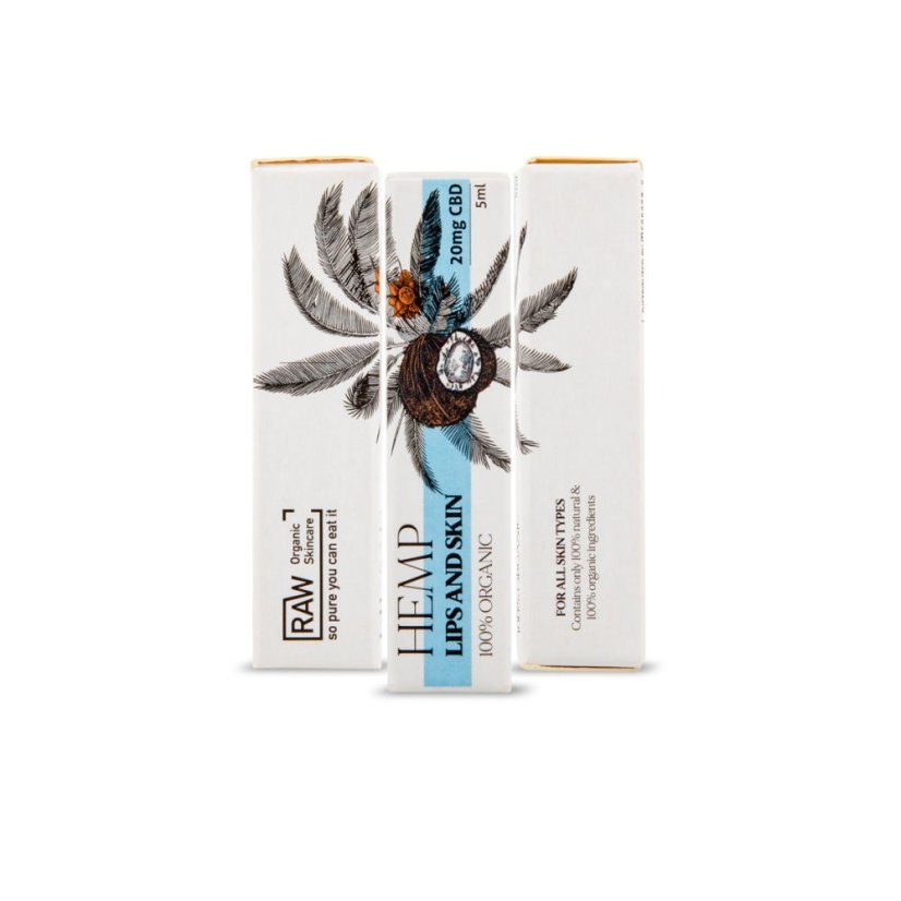 Endoca Balzams lūpām un ādai 20 mg CBD, 5 ml