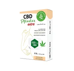 Cannadorra CBD obliži, ekstra veliki, 800 mg CBD, brez THC, 8 kosov