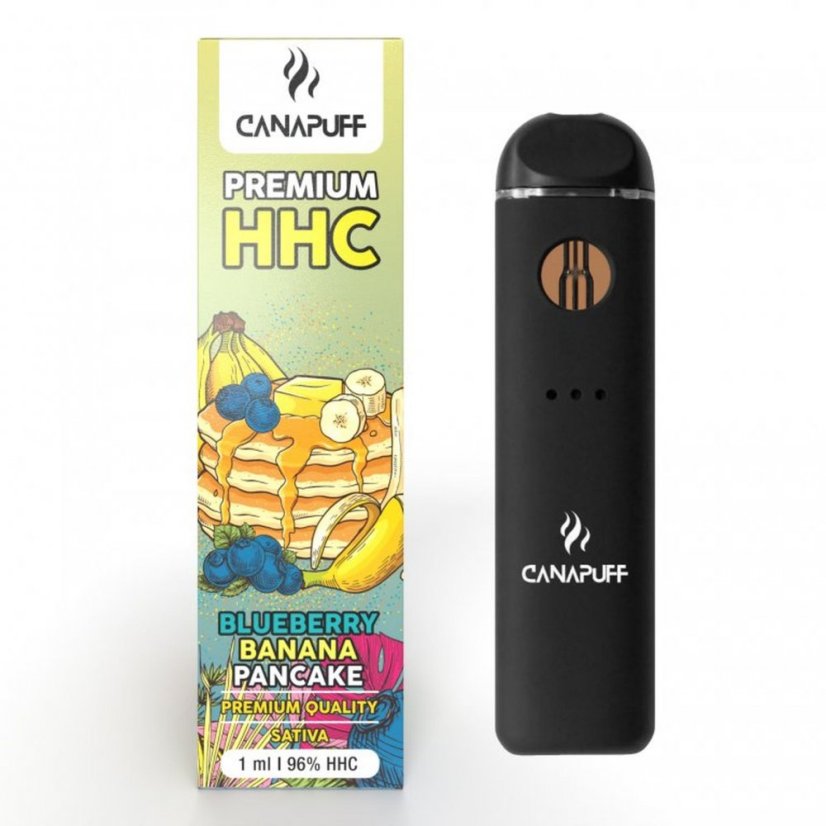elfbar elfa master akku CanaPuff Vape pen BLUEBERRY BANANA PANCAKE 96% HHC, 1ml