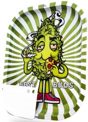 Best Buds Мала метална посуда за гладну пицу са магнетном картицом за млевење
