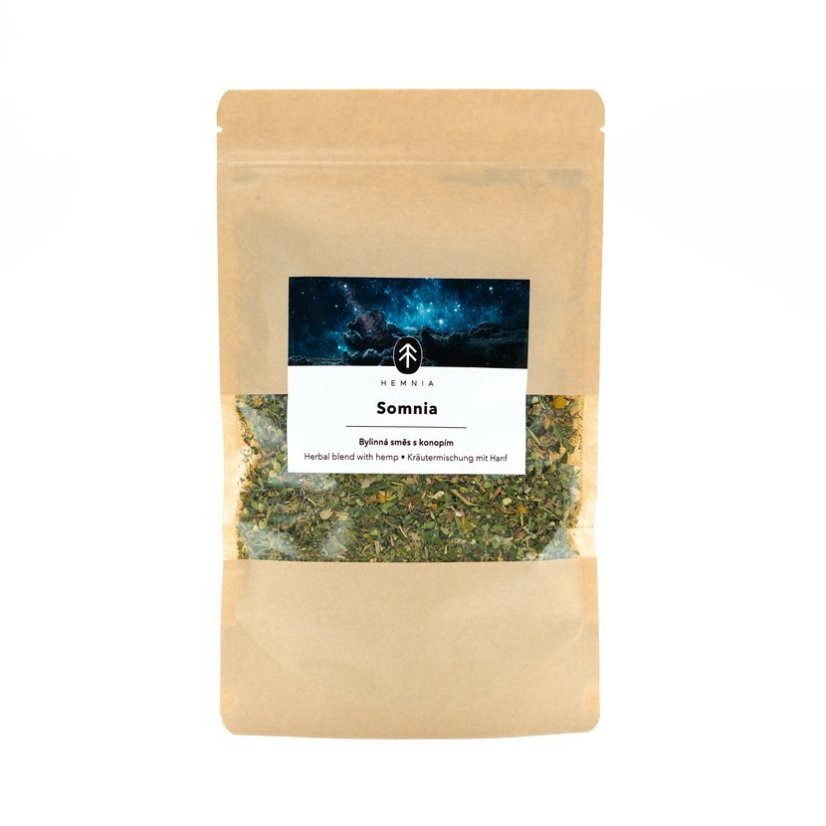 Hemnia SOMNIA - Garšaugu maisījums ar kaņepēm miega veicināšanai, 50 g