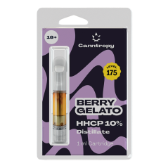 Canntropy HHCP Cartridge Berry Gelato - 10 % HHCP, 85 % CBD, 1 ml