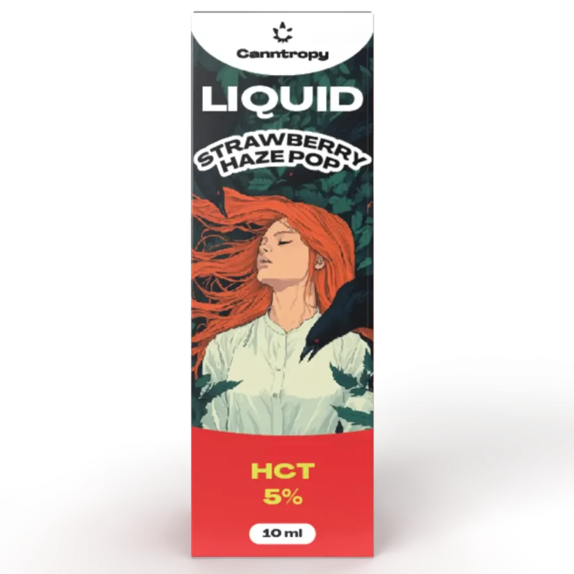 Canntropy HCT šķidrums Strawberry Haze Pop, HCT 5%, 10 ml
