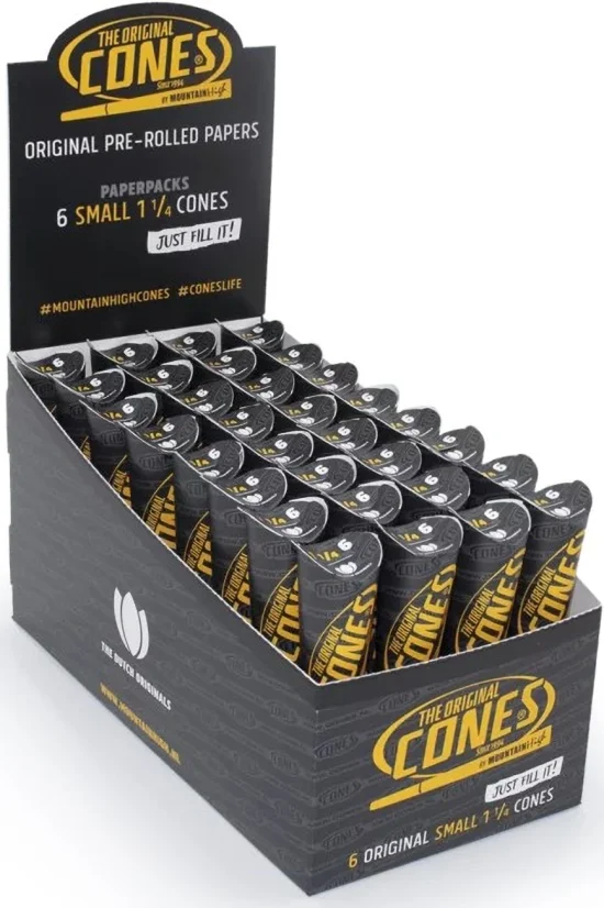 The Original Cones, Конуси Оригинални мали 1¼ 6к Папер Пацк Дисплаи 32 ком