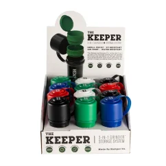 HEMPER The Keeper 3in1 Grinder + Storage Container - Standart, Display box 12 pcs