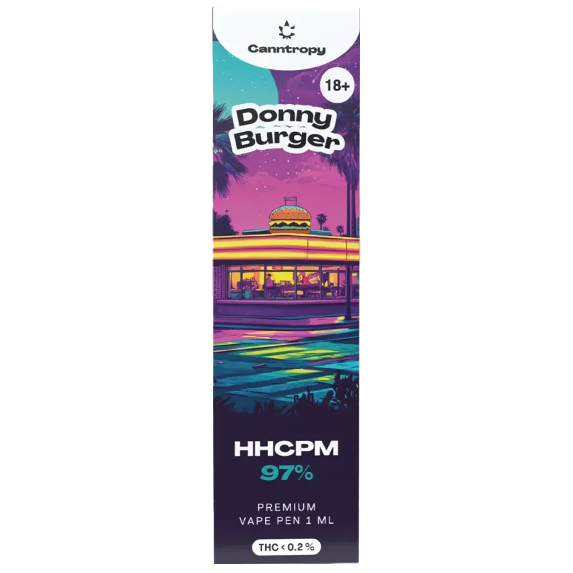 Canntropy HHCPM Vape Pen Donny Burger, HHCPM 97 % laatu, 1 ml