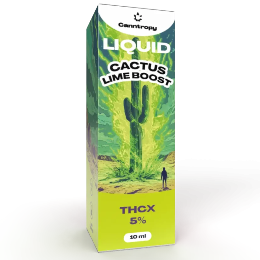 Canntropy THCX Liquid Cactus Lime Boost, THCX 5%, 10 ml