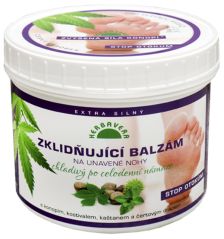 Herbavera Nomierinošs balzams nogurušām kājām ar legactif, zirgkastaņu un kaņepju eļļu 500ml - 6 gabalu iepakojums