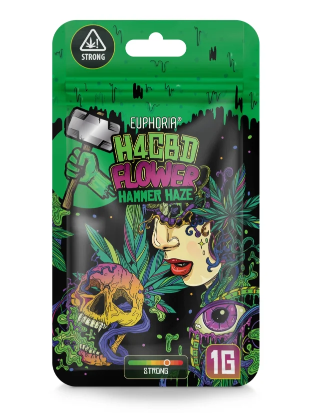Euphoria H4CBD Flowers Hammer Haze, H4CBD 40%, 1 g