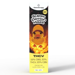 Canntropy THCV Vape Pen Super Lemon Haze, 20 % THCV, 60