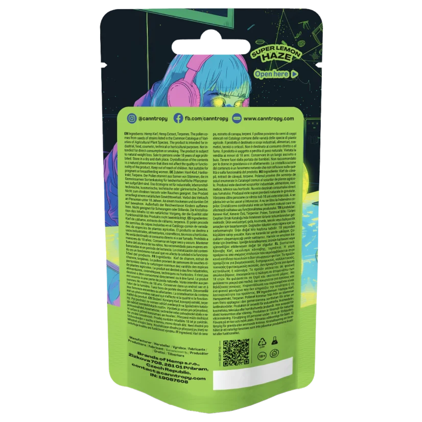 Canntropy ХЦТ хаш Мароко, Супер Лемон Хејз, ХЦТ, 1 g - 100 g