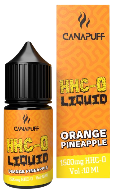 CanaPuff HHC-O Liquid Orange Pineapple, 1500 mg, 10 ml