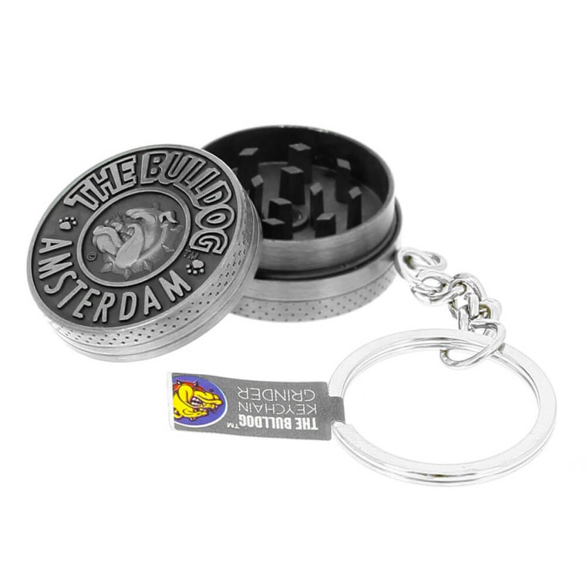 The Bulldog Key Chain with Mini Grinder - 20 pcs / display