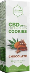 MediCBD šokolādes krējuma cepumi (90 mg) - kartona kārba (18 iepakojumi)