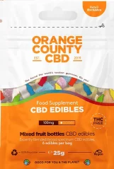 Orange County CBD pudeles, mini grab bag, 100 mg CBD, 6 gab., 25 g