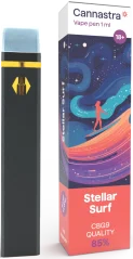 Cannastra CBG9 Disposable Vape Pen Stellar Surf, CBG9 85 % quality, 1 ml