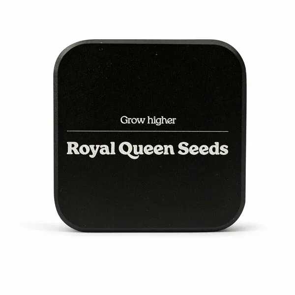 Royal Queen Seeds Метална четвртаста брусилица, 2 дела, 55 мм