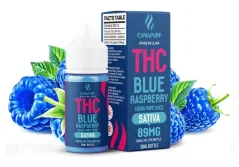 CanaPuff Liquido THC+ Blue Raspberry, 89 mg, 30 ml