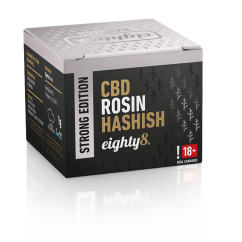 Eighty8 Kolofonija hašs 25% CBD, THC 0,2%, 1 g