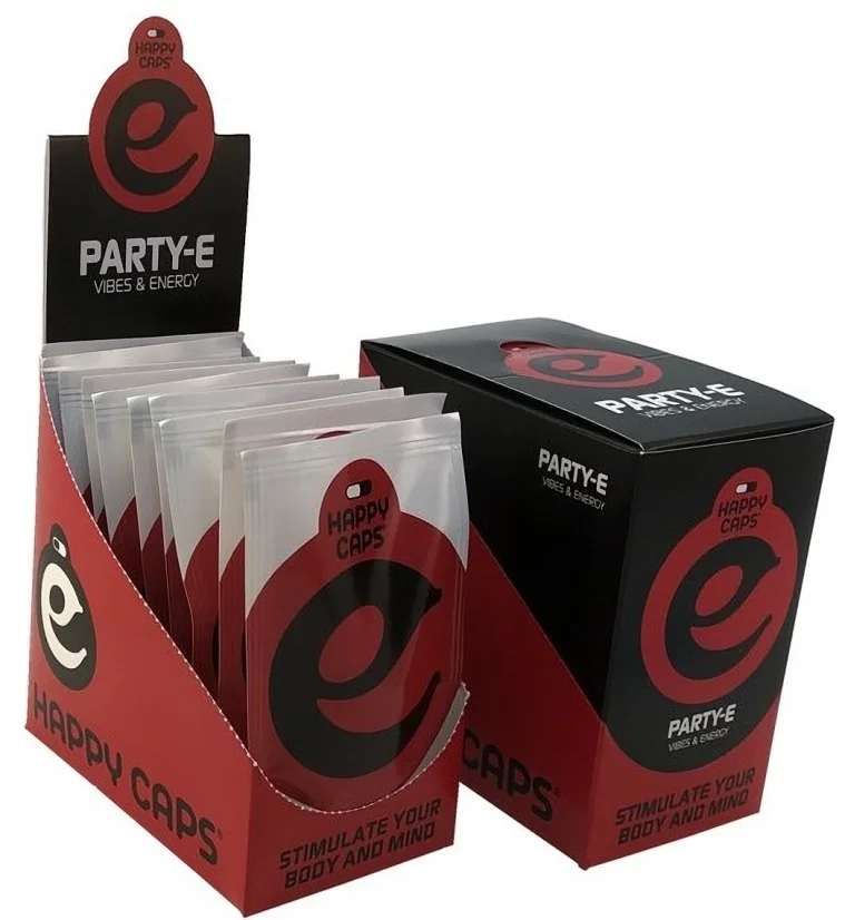 Happy Caps Party E - Енергизирајуће и подстицајне капсуле, (додатак исхрани), Box 10 pcs