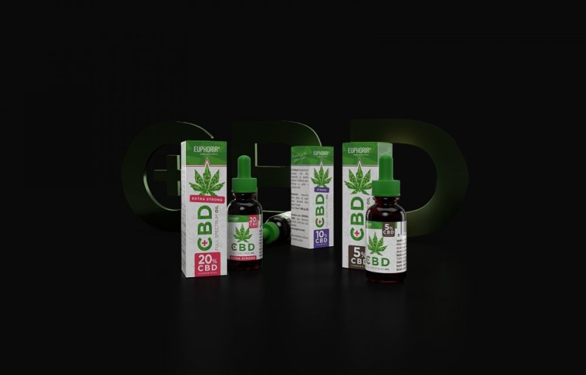 Euphoria CBD eļļa 20%, 10ml, 2000mg