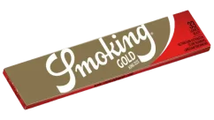 Smoking Paper Gold Slim King Size Rolling Papers, Display box 50 pcs