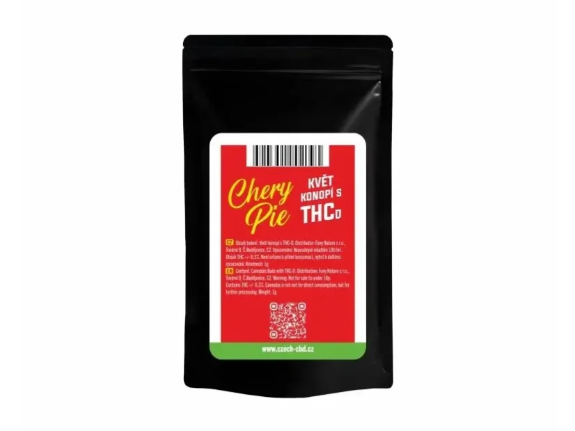 Czech CBD THCD ziedi Cherry Pie, THCD, 1 - 1000 g
