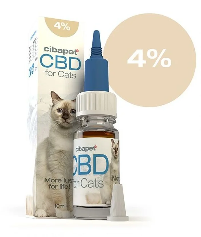 Cibapet 4% CBD Oil for cats, 400 mg, 10 ml