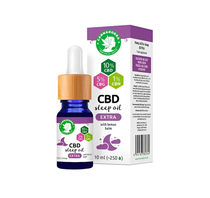 Cannadorra CBD sleep drops EXTRA, 10 % CBD, 10 ml Cannadorra CBD sleep drops EXTRA, 10 % CBD, 10 ml