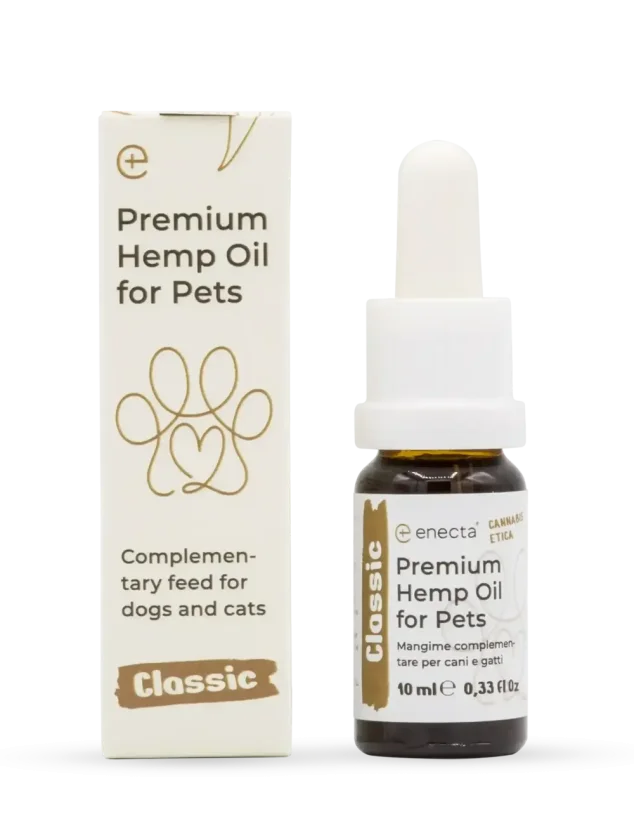Enecta CBD eļļa mājdzīvniekiem 5%, 500 mg, 10 ml