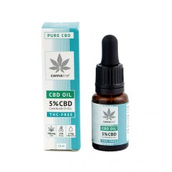 CANNALINE CBD Hemp Oil THC FREE 5%, 500 mg, 10 ml