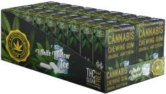 Cannabis White Widow ledus košļājamā gumija (bez cukura) – displeja konteiners (20 kastes), 480 g
