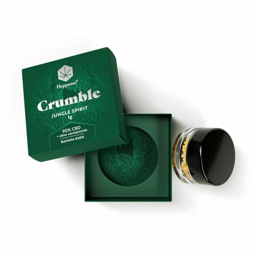 Happease - Ekstrakts Jungle Spirit Crumble, 90% CBD, 1 g