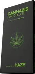 HaZe Cannabis tumšā šokolāde ar kaņepju sēklām - Kartons (15 tāfelītes), 1200 g