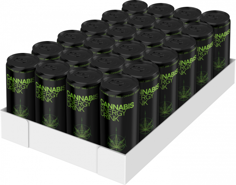 HaZe kannabisenergiajuoma (250 ml) - Alusta (24 tölkkiä), 6000 ml