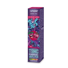 Euphoria T9HC-ALOITUSPAKETTI (Laite + Patruuna) OG Forbidden Berries, 2 ml